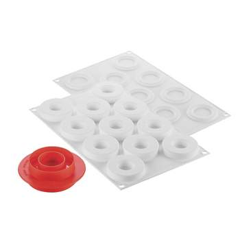 Silikomart Professional SQ079 Cylinder Silicone Mold with 40 Cavities, Each  1.97 Inch Diameter x 1.18 Inch High