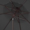 Milan Fringe 9Ft Double Top Crank Umbrella - PAT8208 - Safavieh - 3 of 3