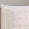 Gracie Mills Caius Pom Pom Cotton Jacquard Quilt Set with Throw Pillows - image 3 of 4