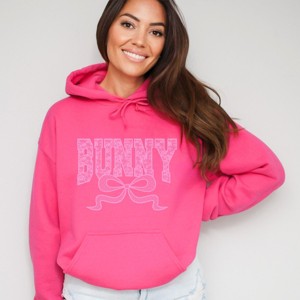 Bunny Pink Lace - Women's Graphic Hoodie - 1 of 3
