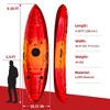 Recreational Kayak, Sit On The Top Fishing Kayak with Large Rear Storage - 2 of 4