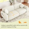 KTMBDW 84" Small Sofa, Soft Small Couch with 2 Pillows, Comfy Love Seat Couches, Tool-Free Setup Loveseat Sofa for Living Room, Bedroom - 4 of 4