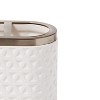Saturday Knight Ltd Geo Embossed Pattern Bath Toothbrush Holder - 4.24x2.67x4.18", Natural - 2 of 3