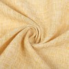 Faux Linen Textured Vintage Design Farmhouse Solid Curtains - 4 of 4
