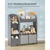 SONGMICS Toy and Book Organizer for Kids, Kids Bookshelf and Toy Storage, Storage Organizer with 2 Storage Boxes - 4 of 4
