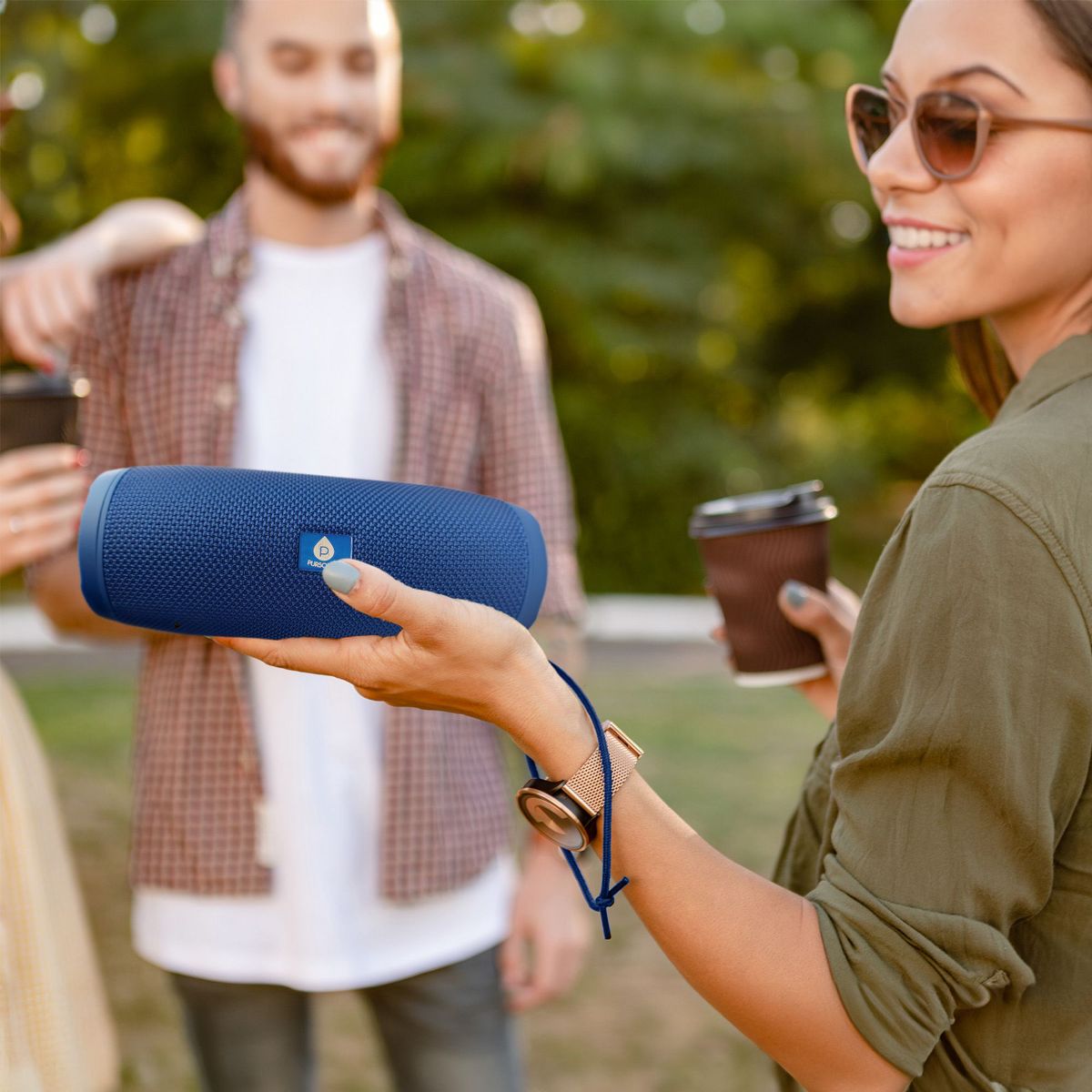 Total Audio Freedom Collection – Wireless Earbuds + Extended-Play 360° Speaker + Waterproof Suction Speaker - thumbnail 5