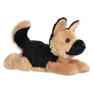 Aurora Medium Bismarck Flopsie Adorable Stuffed Animal Black 12" - 1 of 4