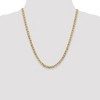 Black Bow Jewelry 10k Yellow Gold 4.5mm Solid Concave Anchor Chain Necklace - 2 of 4