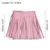Unique Bargains Soft Faux Leather Double Side Fringe Trim for DIY Sewings - 2 of 4