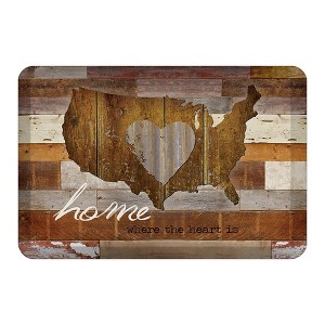 Laural Home Land that I Love 20" x 30" Anti-Fatigue Kitchen Mat - 1 of 1