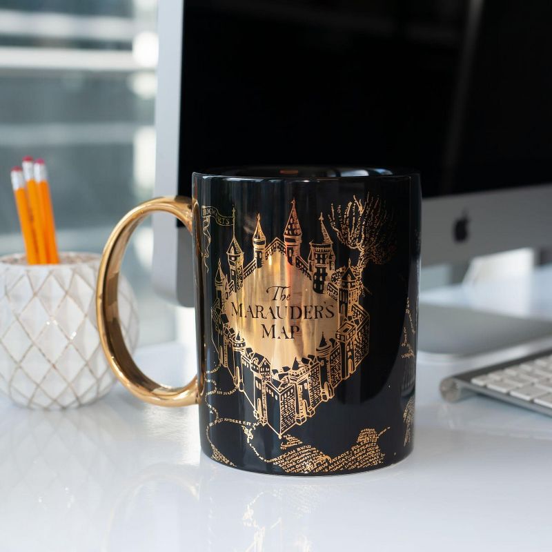 Seven20 Oversized Harry Potter Marauder's Map Ceramic Coffee Mug | Holds 64 Oz., 5 of 7