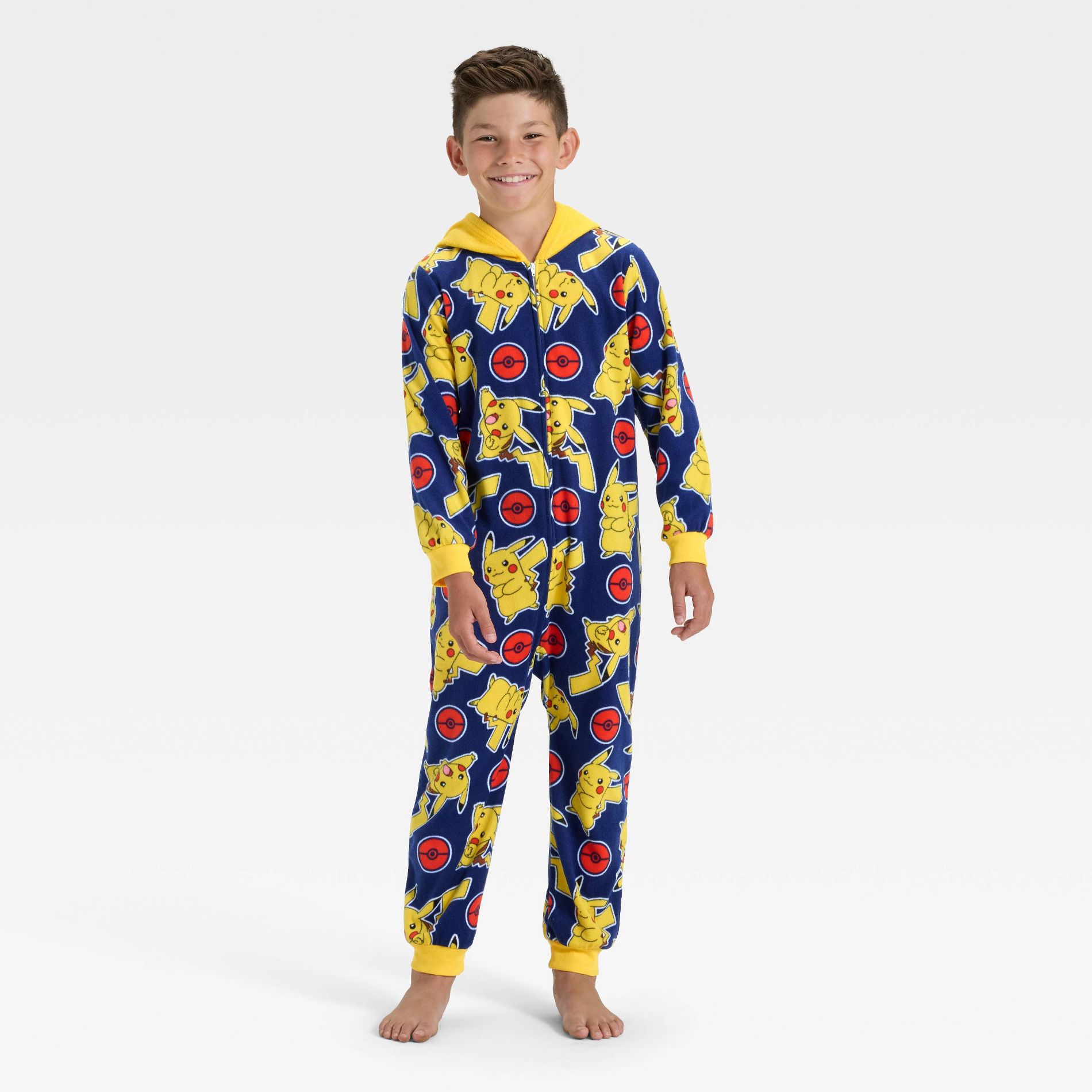Boys' Pikachu Union Suit - Navy Blue M