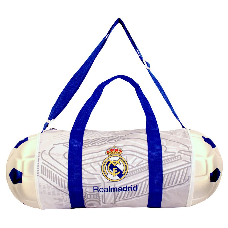 La Liga Real Madrid CF Collapsible Soccer Ball 12.5&#34; Duffel Bag, 1 of 5