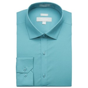 Men's Slim Fit Spandex Dress Shirt From Marquis - 1 of 4