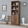 NicBex 3 Shelves File Cabinet with 1 Cabinet,Office Cabinet with Tier-Shelving Design,Vertical Storage Cabinet,Filing Cabinet for Home Office - 2 of 4
