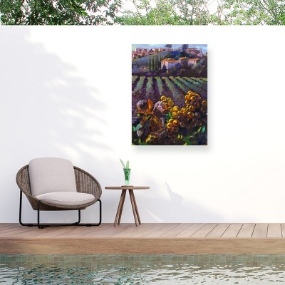 "View Of Tuscany" Outdoor Canvas