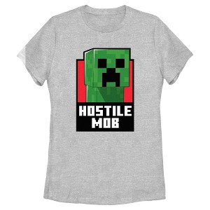 Women's Minecraft Hostile Mob Creeper T-Shirt - 1 of 4
