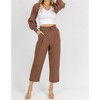 Women's BELTED STRAIGHT LEG TROUSERS - Idem Ditto - 2 of 4