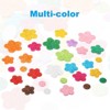 Unique Bargains Flower Circle Self-Adhesive Glitters Home Decor Card DIY Foam Stickers - 3 of 4