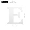 Unique Bargains 3D Acrylic Self-Adhesive Mirror Alphabet Sticker Wall Decals 2 Pcs - 2 of 3