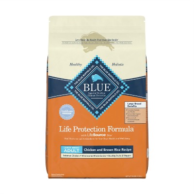 Blue Buffalo Life Protection Formula Natural Adult Large Breed Dry Dog Food with Chicken and Brown Rice - 24lbs