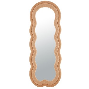 ONWITH 63" x 24" Full Body Mirror For Bedroom,Full Length Mirror With Stand, Floor Large Mirror Wll Mirror,Khaki - 1 of 4