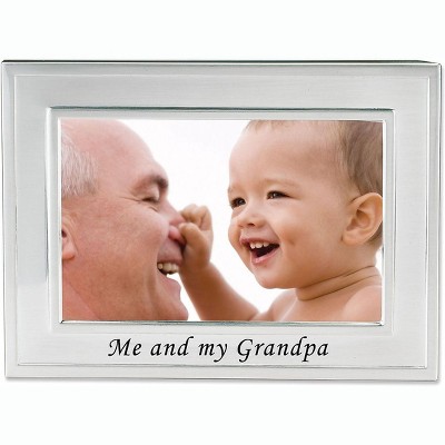 Lawrence Frames Me & My Grandpa Silver Plated 6x4 Picture Frame 506764