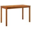 vidaXL 3 Piece Patio Dining Set with Cushions Solid Wood Acacia - 4 of 4