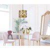 Elegant Lighting Levante 3 lights pendant in brass - 2 of 4