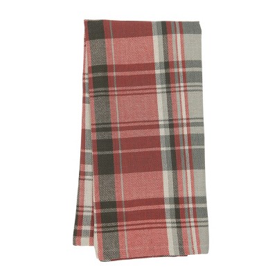 C&F Home Saffron Plaid Applique Cotton Woven Kitchen Towel