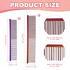 Unique Bargains Stainless Steel Rounded Teeth Grooming Tool Pet Combs 2 Pcs - 2 of 4