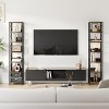 66.14 Inch Tall Narrow Bookshelf, 6 Tier Skinny Bookcase for Small Spaces, Freestanding Display Shelves, Corner Storage Organizer for Home - 2 of 4
