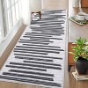 Washable Geometric Area Rug - Non-Slip Modern Abstract Carpet for Living Room, Bedroom, Dining - Farmhouse Style - 3 of 4