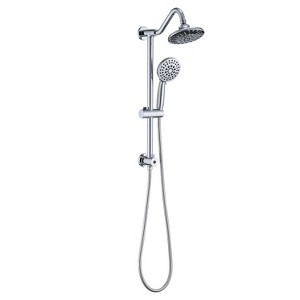 Okak 6IN Rainfall Shower Head with Detachable Design, High Pressure Shower Heads with 5 Functions, Handheld Shower Head for Home - 1 of 4