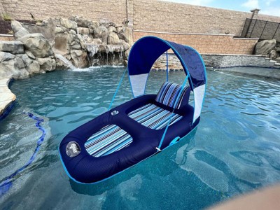 Pool floats store with shade