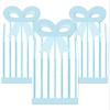 Big Dot of Happiness Blue Stripes - Square Favor Gift Boxes - Simple Party Bow Boxes - Set of 12 - 2 of 4