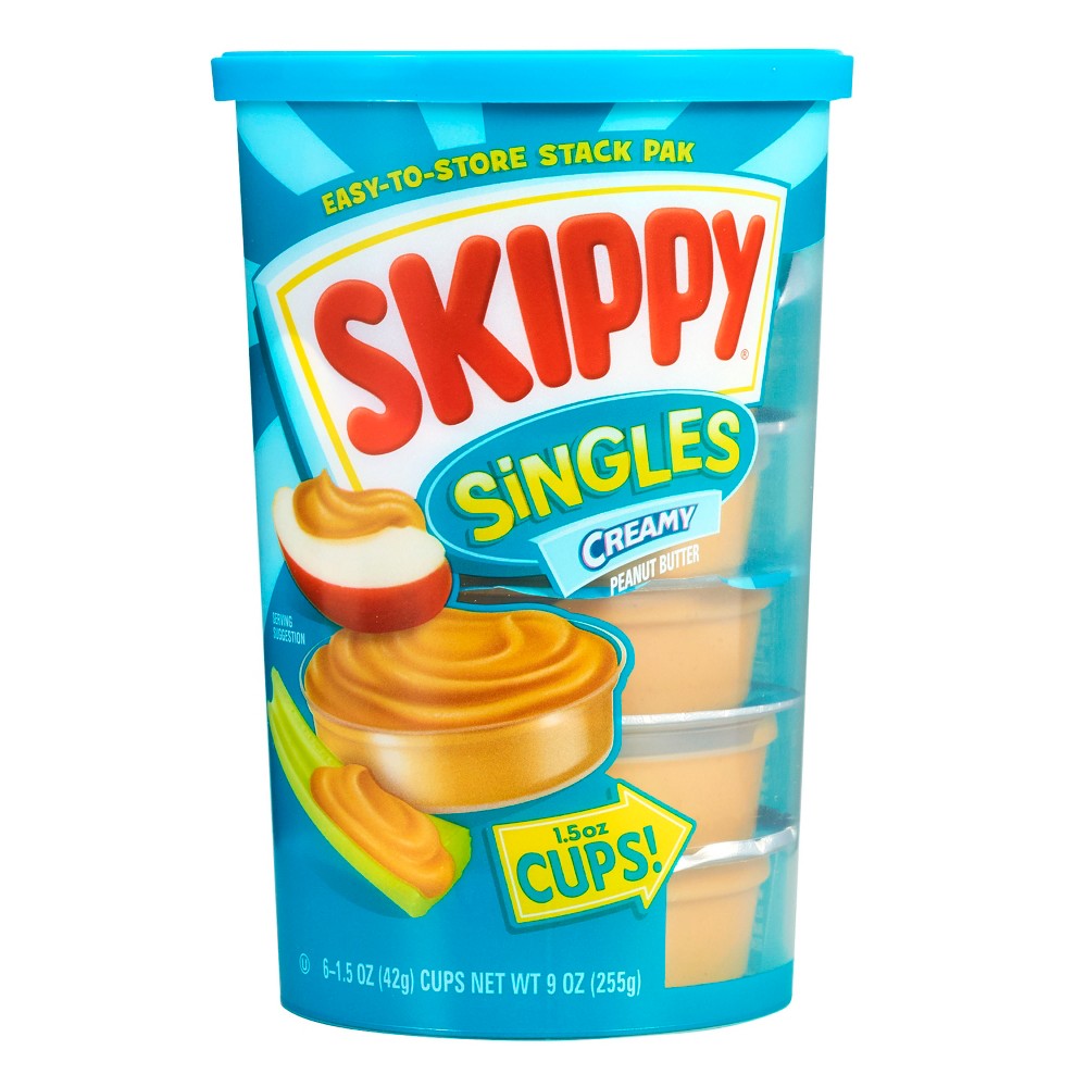 UPC 037600234757 product image for Skippy Singles Creamy Peanut Butter - 1.5oz/6ct | upcitemdb.com