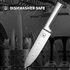 imarku Kitchen Knife Set 15 Pieces Japanese Stainless Steel Knife Block Set with Sharpener - Dishwasher Safe Kitchen Knives, Silver - 2 of 4