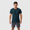 Anna-Kaci Active Men's Moisture-Wicking Short Sleeve T-Shirt with Soft Lightweight Fabric and Athletic Fit - 2 of 4
