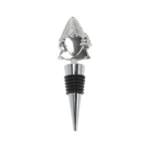 Unique Bargains Santa Claus Bottle Stopper Aluminum Alloy TPR 4.29"x1.26"x0.79" 1 Pc - 1 of 3