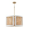 Capital Lighting Lola 4 - Light Pendant in  Flat White/Matte Brass - 2 of 3