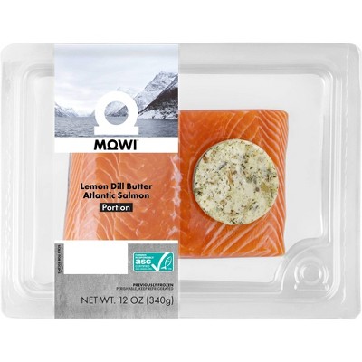 MOWI Fresh Lemon Dill Butter Atlantic Salmon Portion - 12oz