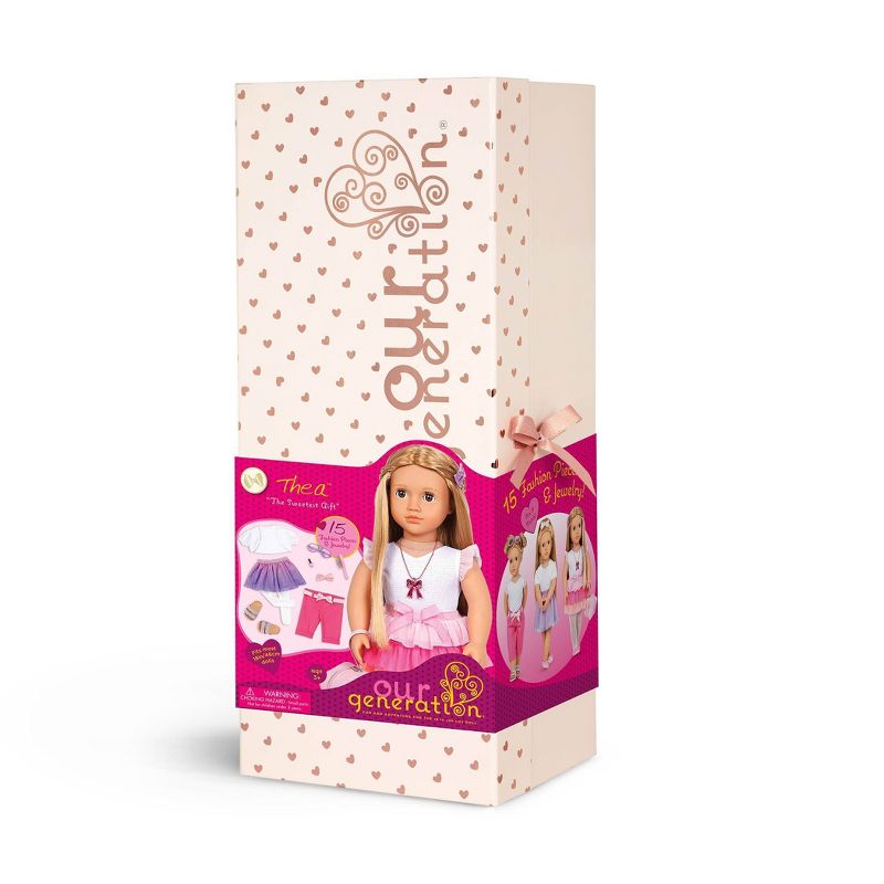 Our Generation Fashion Starter Kit in Gift Box Thea with Mix &#38; Match Outfits &#38; Accessories 18&#34; Fashion Doll, 3 of 12