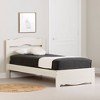 Lyara Kids' Bed Set White Wash - South Shore: Twin Platform Bed Frame, Solid Wood Headboard, Unupholstered, Ages 0-9 - 2 of 4