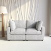 Cloud Sectional Couches for Living Room,67" Convertible Love Seat, 2 Seater Modular Sectional Sofa,Deep Seater Furniture Sets - 2 of 4