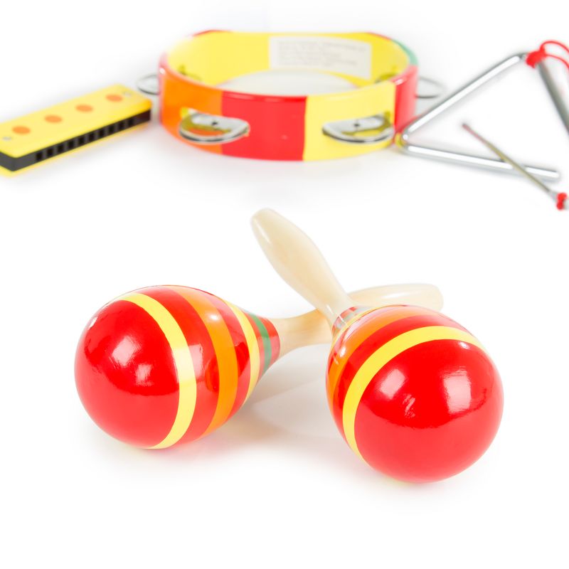 Hey! Play! Kids Percussion Musical Instruments Toy Set, 5 of 8