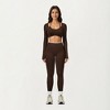 Anna-Kaci Active Women's High Waist Seamless Athletic Leggings with Stretch Fit and Contoured Design - 2 of 4
