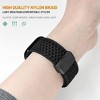 HTUTWOO Hollow Breathable Apple Watch Band, Woven Nylon Magnetic Strap 38/40/41/42/44/45/46/49mm for iWatch Series 10 9 8 7 6 5 4 3 2 1 SE Ultra - 2 of 4