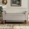 CAVINAS Storage Bench Ottoman with Storage Upholstered Ottoman Bench - 2 of 4