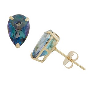 Designs By Gioelli 10K Gold Gemstone Stud Earrings - 1 of 2